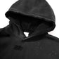Vintage Wash Frayed Fleece Hoodie - 360 GSM