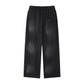 Effortless Athleisure Pure Cotton Handcrafted Monkey Wash Loose fit Sweatpants